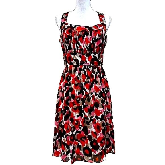 Donna Ricco New York Dress Silk Sleeveless 12P - Picture 1 of 7